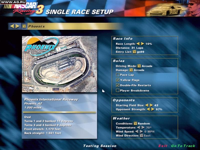 NASCAR Racing 3 screenshot 5
