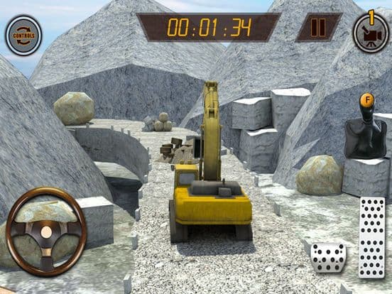 Big Rig Excavator Crane Operator & Offroad Mining Dump Truck Simulator Game screenshot 3