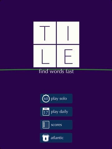 TILE: find words fast screenshot 2