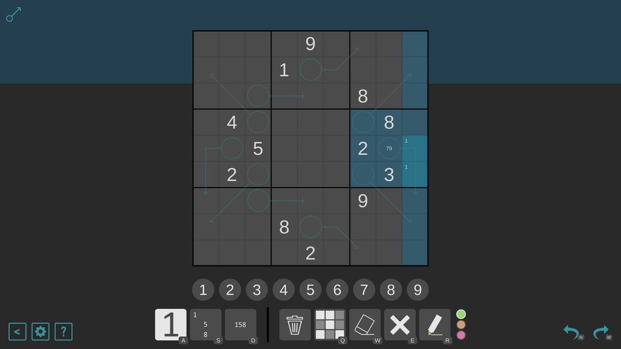 Arrow Sudoku screenshot 5