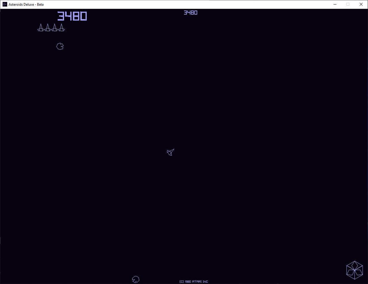 Asteroids Deluxe (itch) (Purple Knightmare Games)