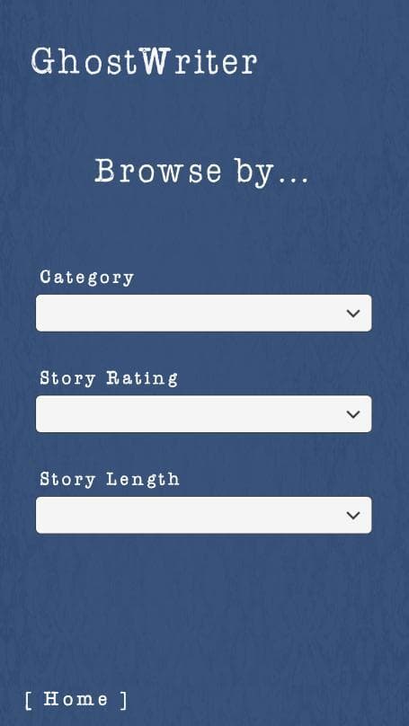 GhostWriter - A collaborative, anonymous, creative writing experiment. screenshot 6
