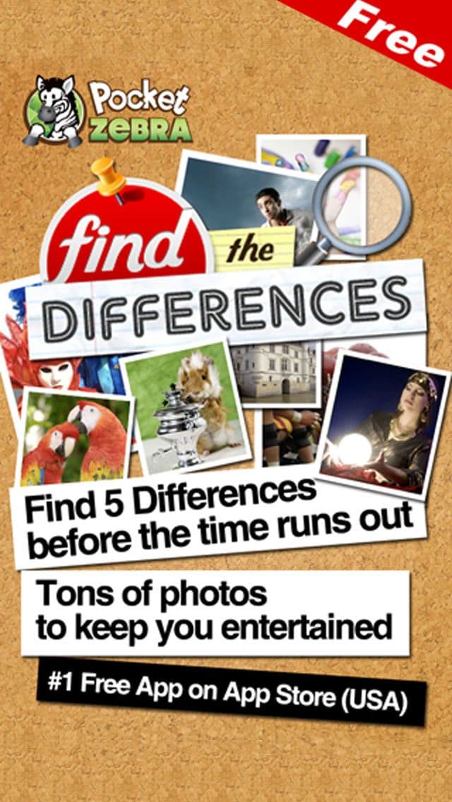 Free Find the Differences - Family Packed Puzzle Arcade & Kids Game - For iPhone screenshot 3