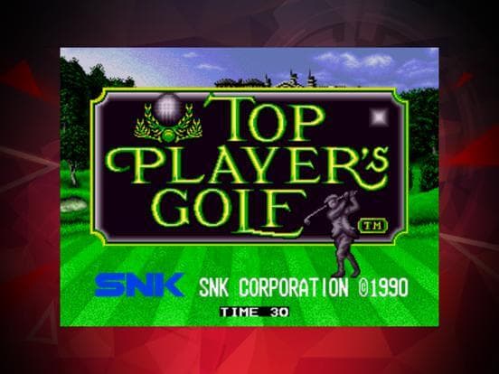 TOP PLAYERS GOLF ACA NEOGEO screenshot 2