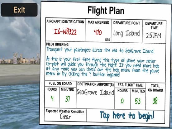 Airplane Pilot Flight Simulator 3D