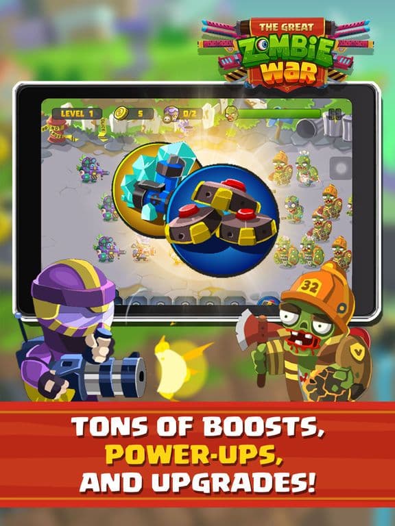 Great Zombie War - The Undead Carnage Army Attack screenshot 5