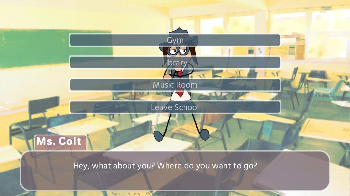 Guns & Lovers: A Dating Sim screenshot 2