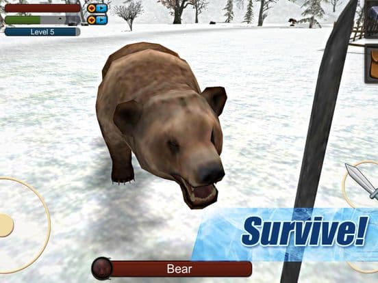 Survival Game Winter Island 3D screenshot 5