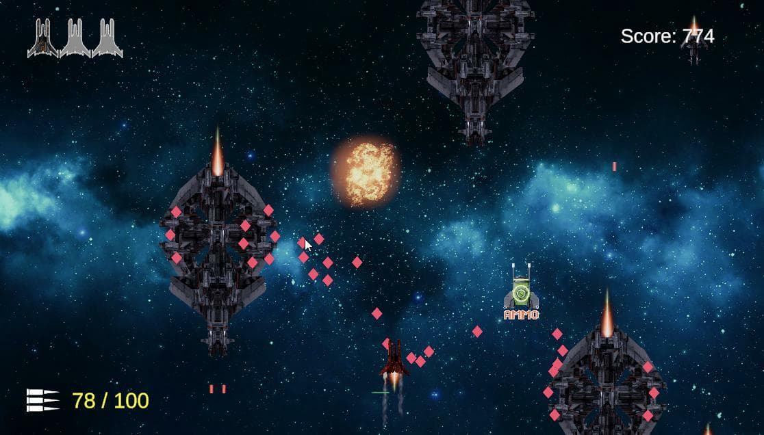 2D Galaxy Shooter