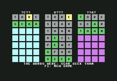 Trio Word Game