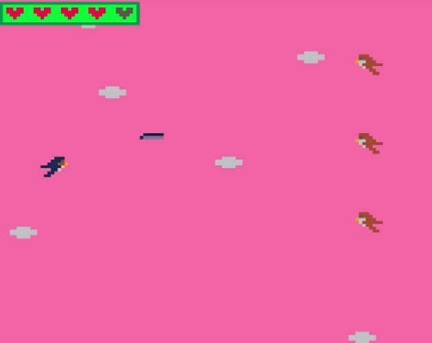 The swallows fight