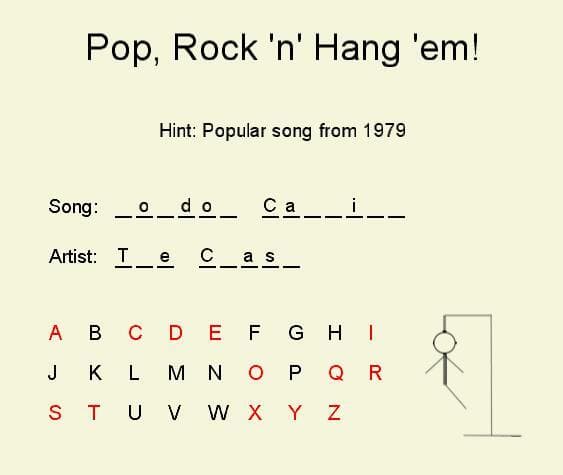 Pop, Rock and Hang Em