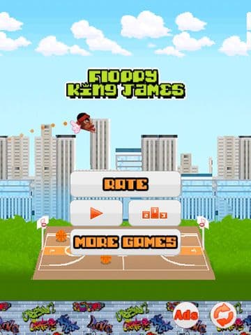 Floppy King James in: Basket-ball Chase and Impossible Hoop Bouncing