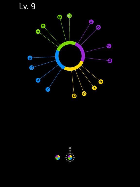 Color Arrow VS Twisty Wheel: Crazy AA game screenshot 2