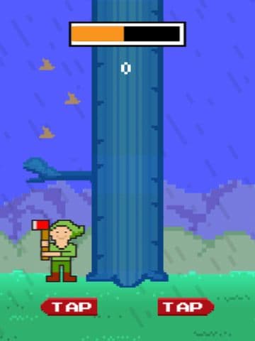 LumberJack Cut The Beanstalk: Lumberman Edition - 8 bit Pixel Fun Kids Games screenshot 4