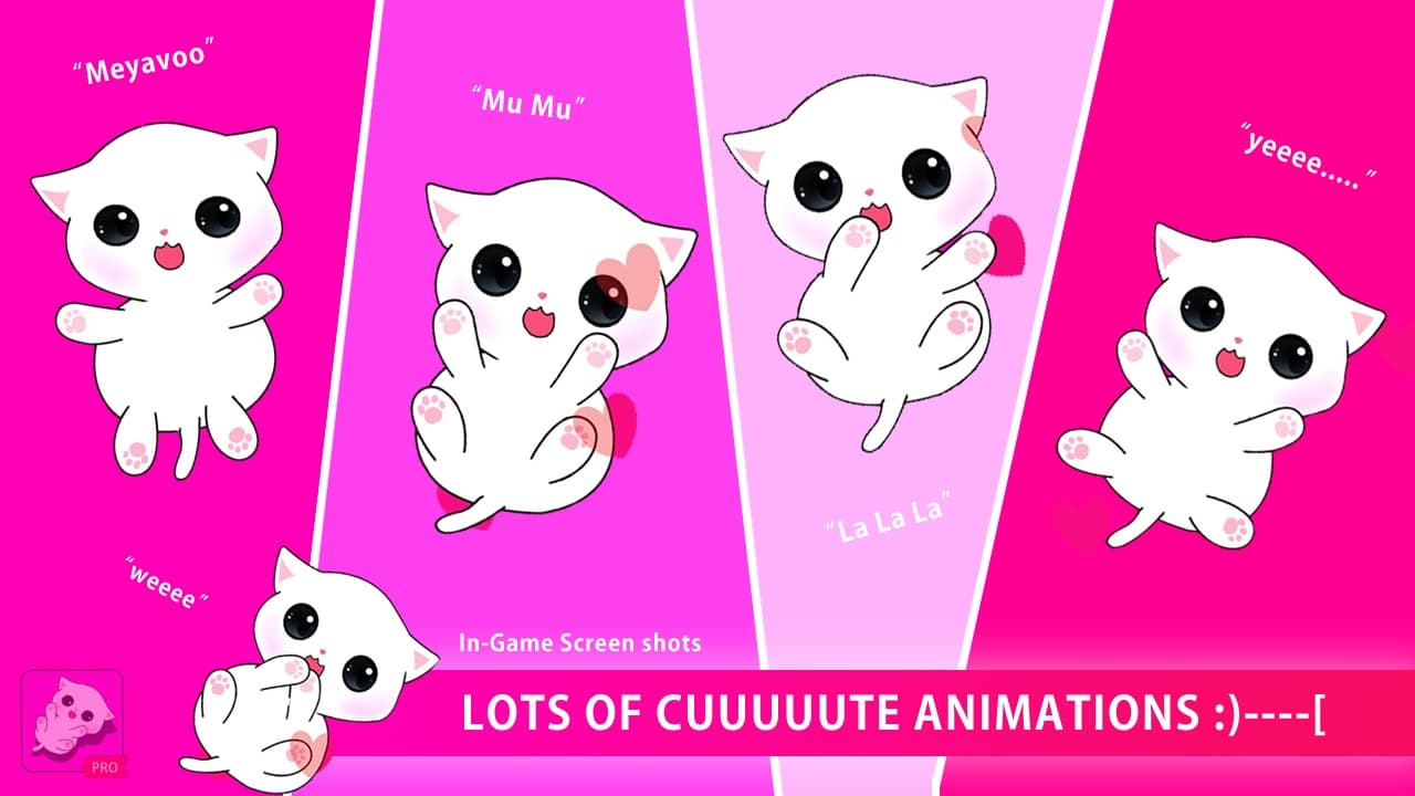 My Cute Kitty 2019 Pro, Virtual Cat game for Kids screenshot 2