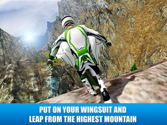 Wingsuit Sky Dive 3D screenshot 2
