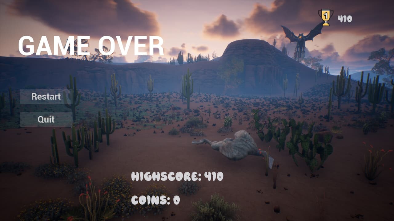 T-Rex Dinosaur Game (Unreal Engine 5 Edition)