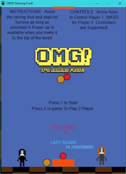 OMG! Raining Fruit! screenshot 2