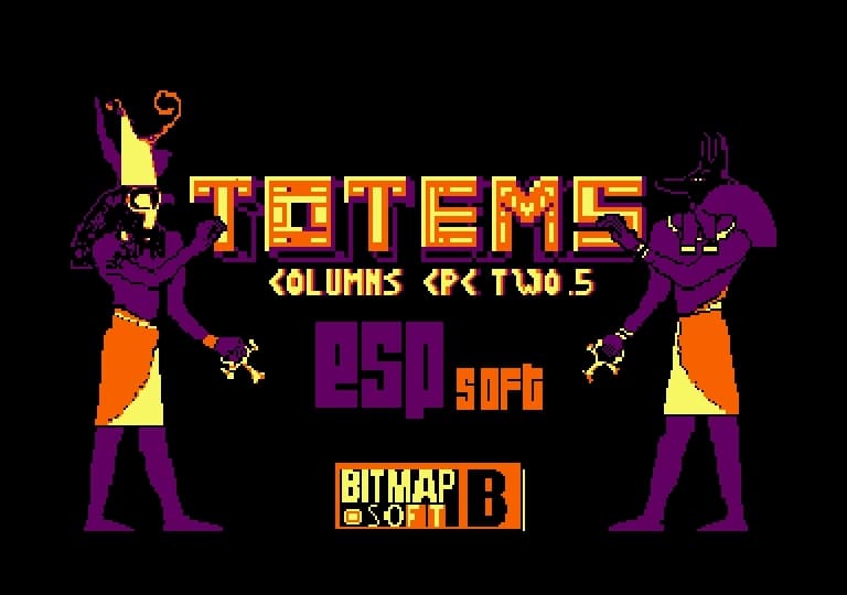 Totems. Columns CPC two. Enhanced Edition (Amstrad CPC) screenshot 2