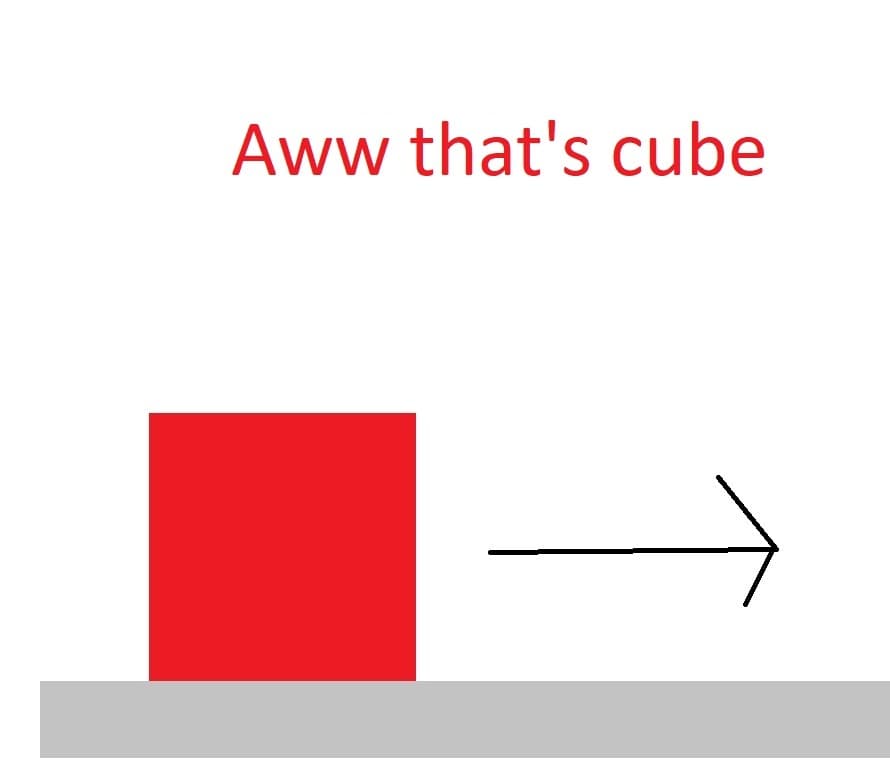 Aww thats cube