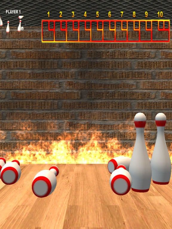 Fire Bowling Balls. Bowlers Ultimate Power Swipe Challenge screenshot 3