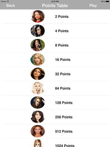 Celebrity 2048 screenshot 3