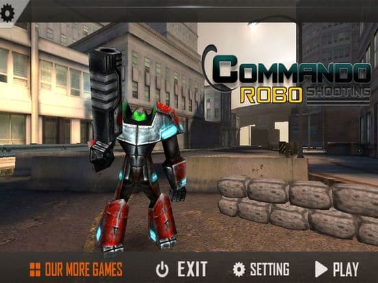 Modern Commando Robo Shooting screenshot 2