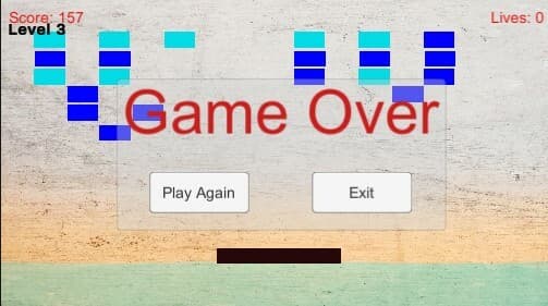 Brick Breaker (itch) (Game-Dev-Project D-A-Y) screenshot 2