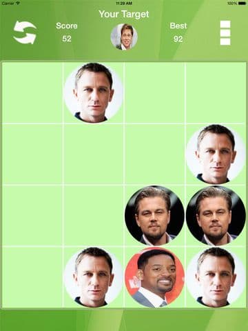 Celebrity 2048 screenshot 4