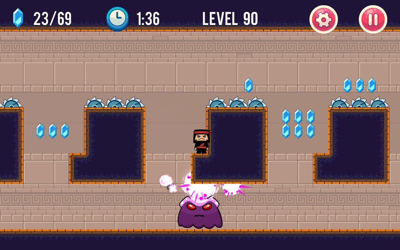 Power Ninja - arcade platformer screenshot 5