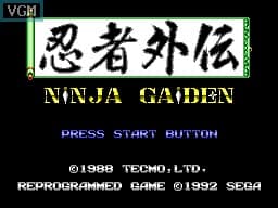 Ninja Gaiden (SEGA) screenshot 2