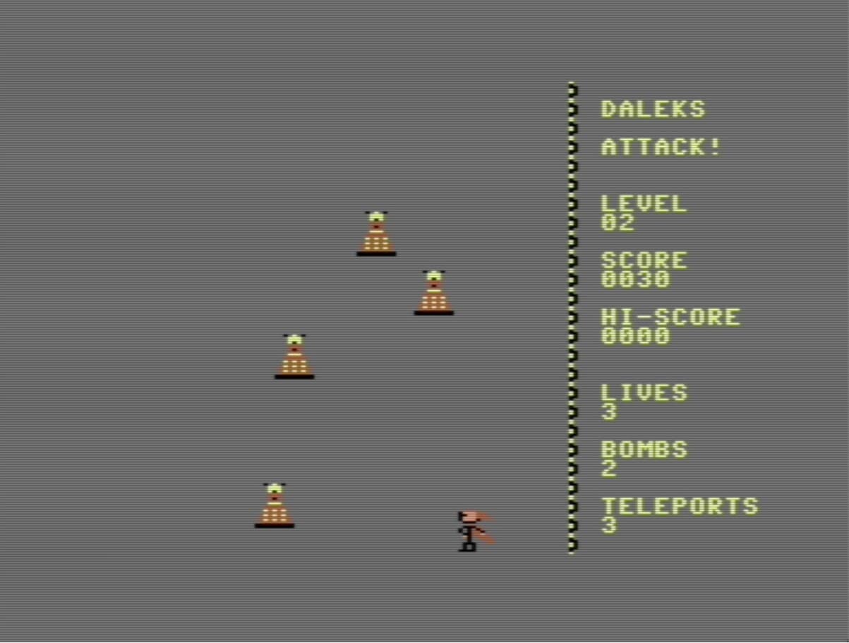 Daleks Attack (C64) By Raffaele Intorcia - 2022 screenshot 3