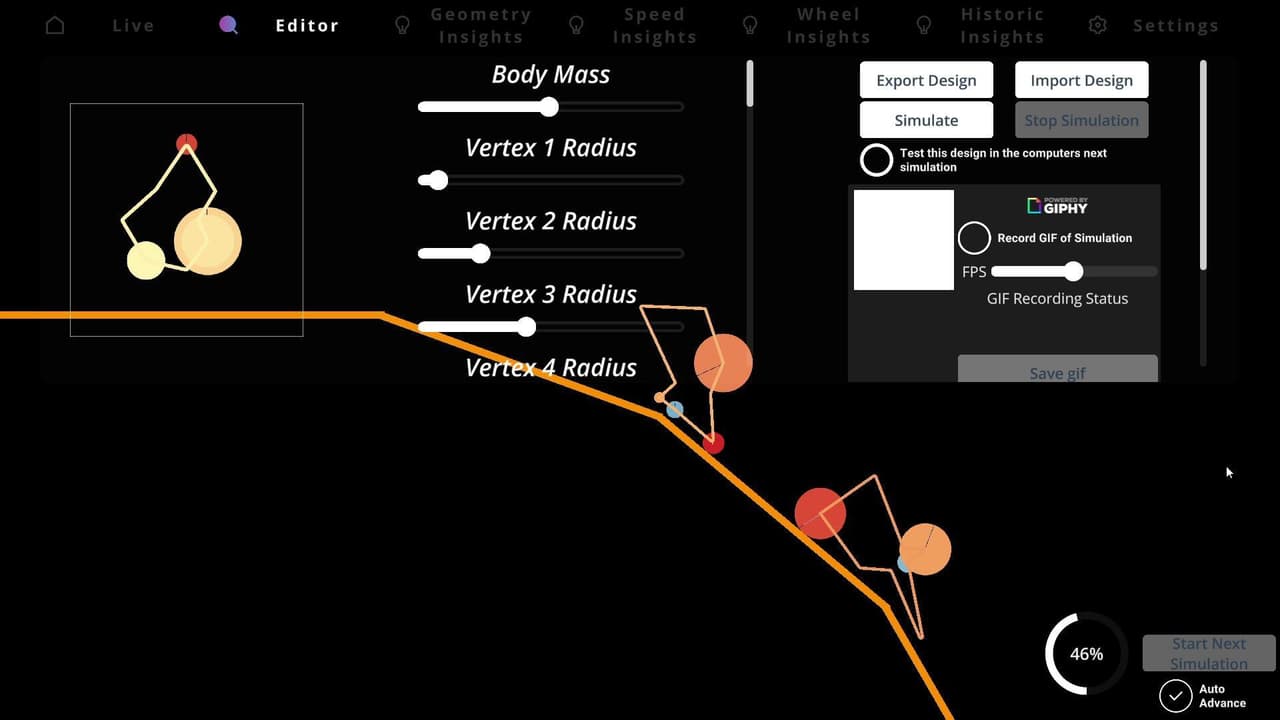 Genetic Car Designer screenshot 3