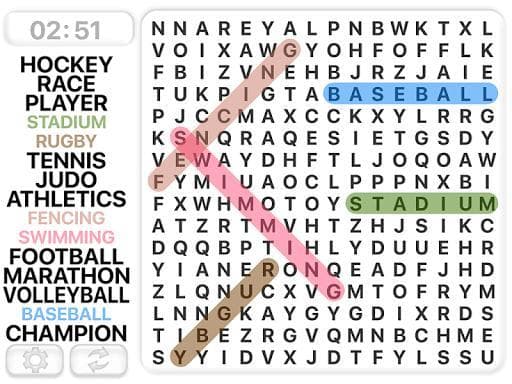 Word Search Games in english screenshot 4