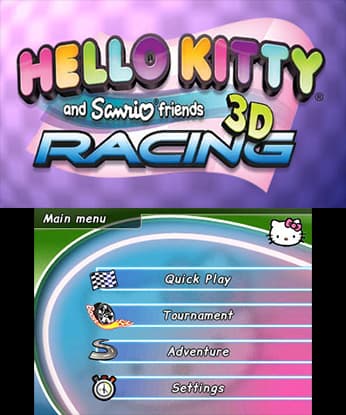 Hello Kitty and Sanrio Friends 3D Racing screenshot 2