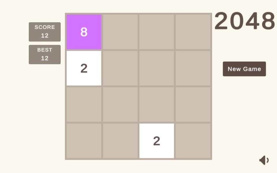 2048 clone (francispasive) screenshot 3
