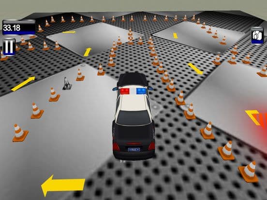 Highway Police Parking Car 3D