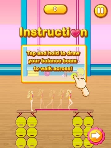 Balance Beam - Amazing Princess Gymnastics screenshot 4