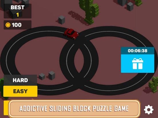 Blocky Car Traffic screenshot 2