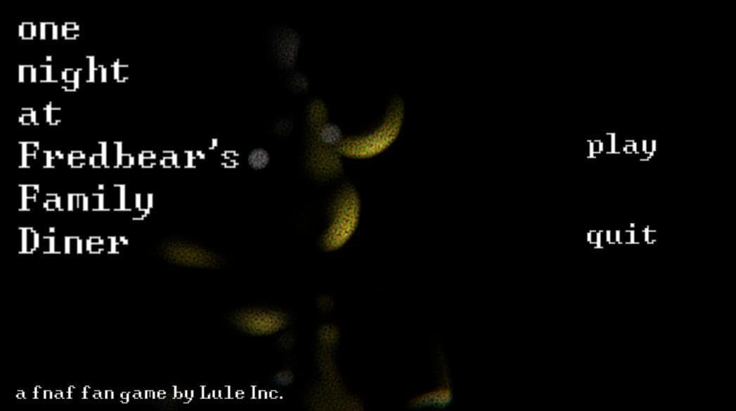 One Night at Fredbears Family Diner screenshot 2