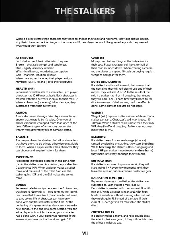 Zone of exlusion (PBTA) screenshot 5