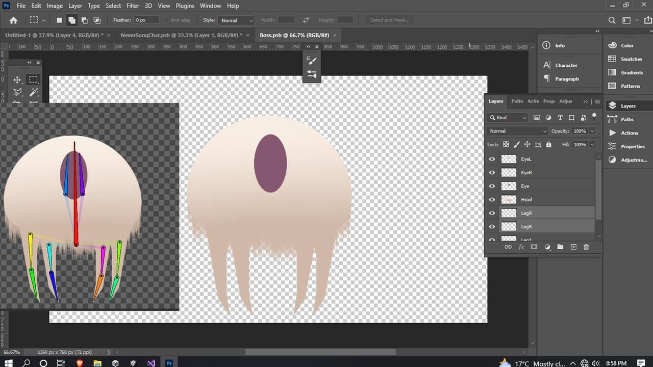 Rain Wept Monster - IGDA Game Jam 2023 (Inspired by Thomas Brush - Neversong) screenshot 4