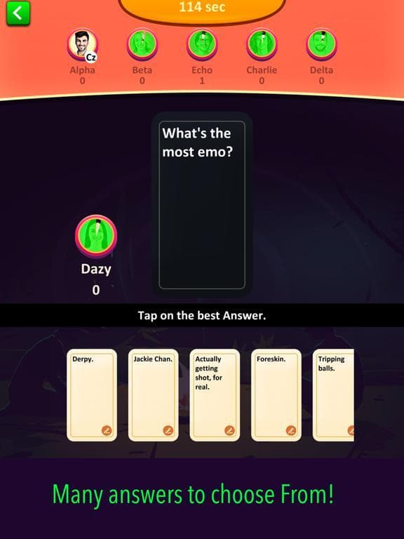 Bad Cards: Against Humanity! screenshot 2