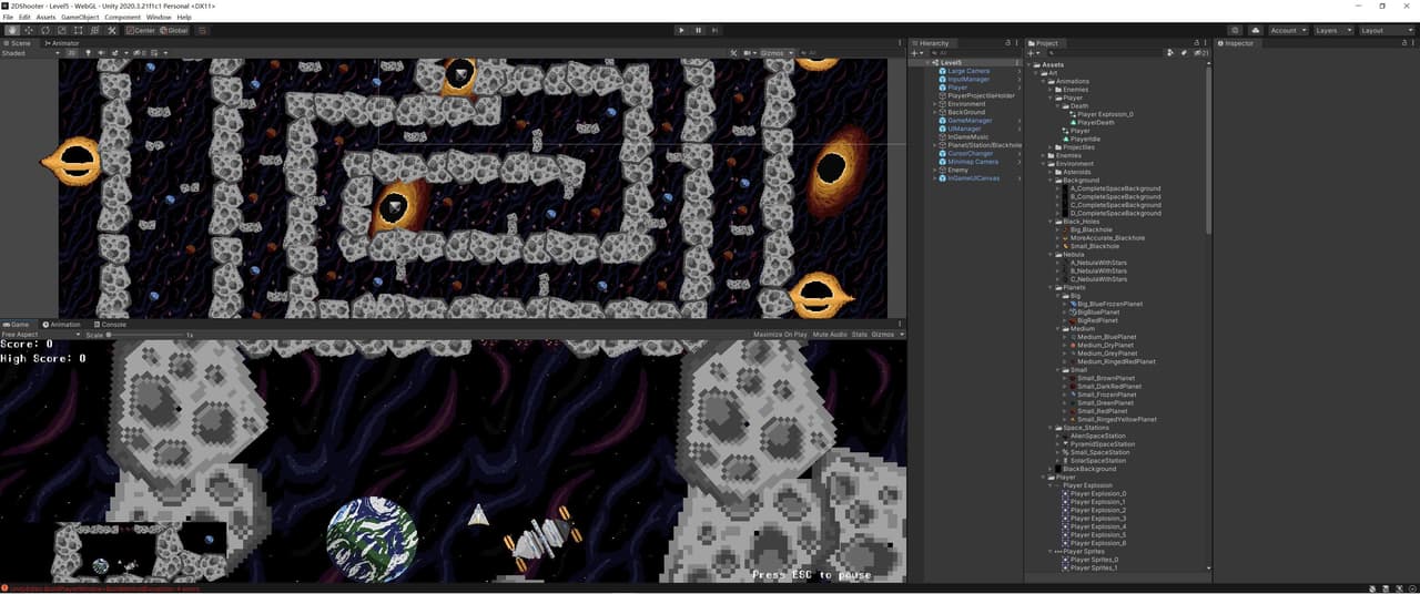 2D-Space-Shooter screenshot 2