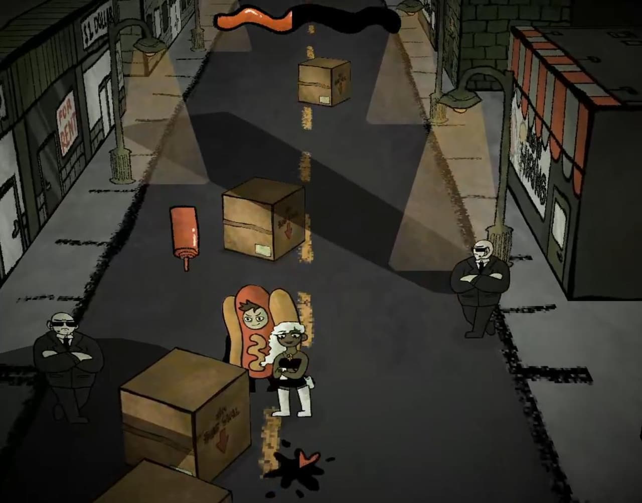 Hotdog Mans Delicious Intent: A Stealth Advertising Campaign for Ghost Pepper Frankfurters screenshot 3