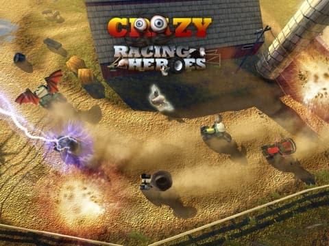 A Crazy Racing Heroes Free: Fun Tractor Driving Derby 3D screenshot 2
