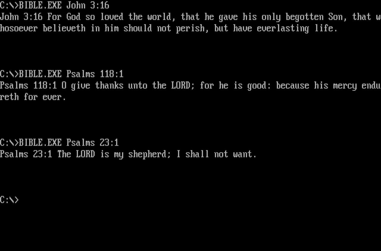 CLI Bible Reader