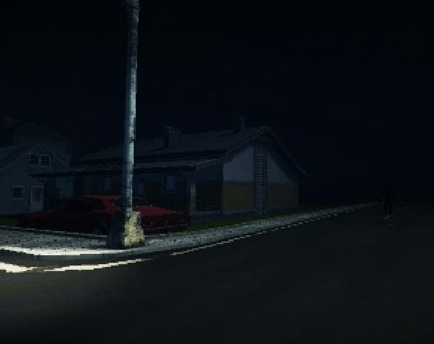 Walking alone at night