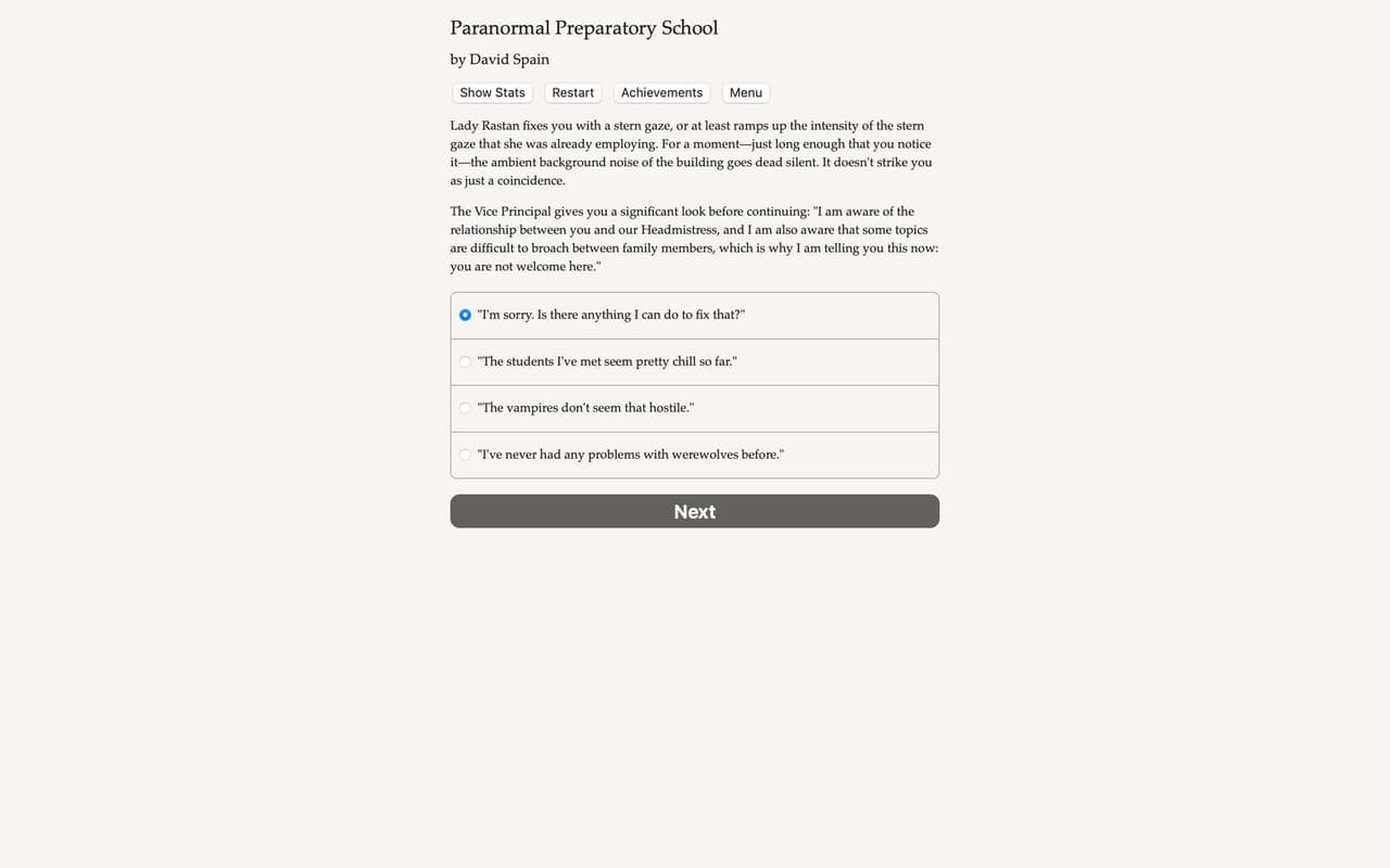 Paranormal Preparatory School screenshot 3